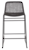 Click to swap image: &lt;strong&gt;Olivia Open Wv Barstool-WashedBlk&lt;/strong&gt;&lt;/br&gt;Dimensions: W510 x D460 x H885mm